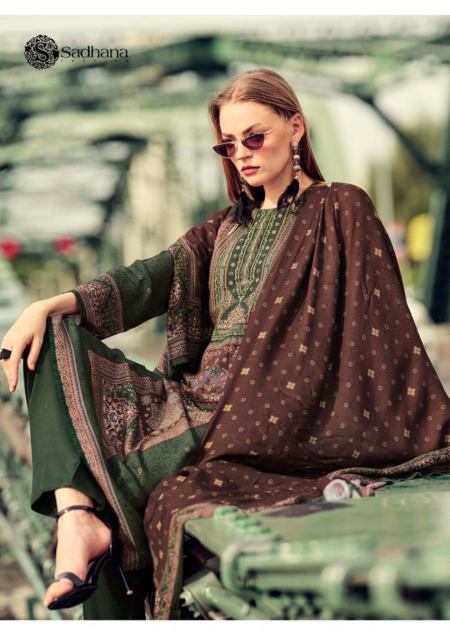 Poetry Sadhana Pure Viscose Pashmina Suits Supplier