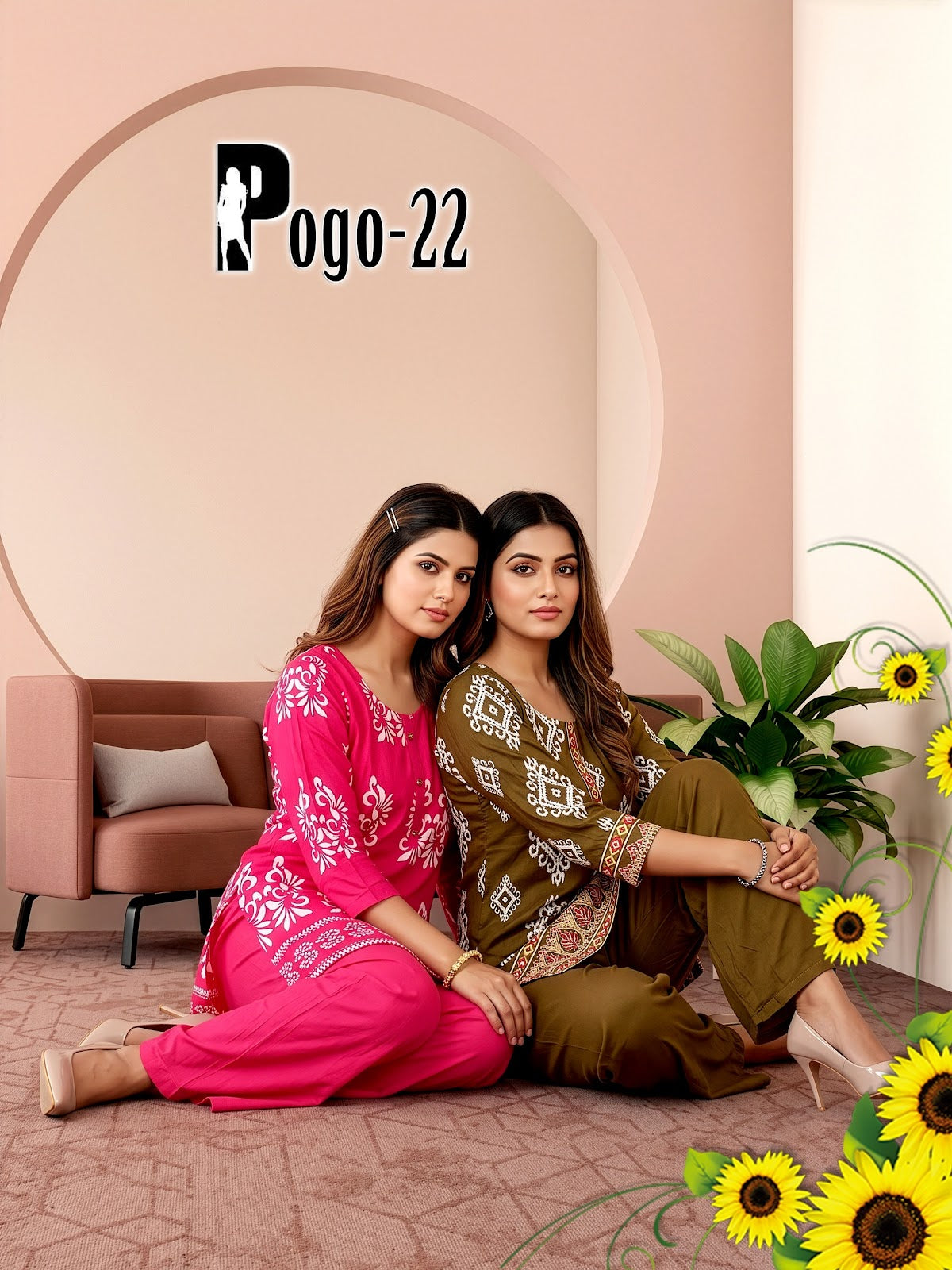 Pogo 22 Prmnt Rayon Co Ord Set Wholesaler Gujarat