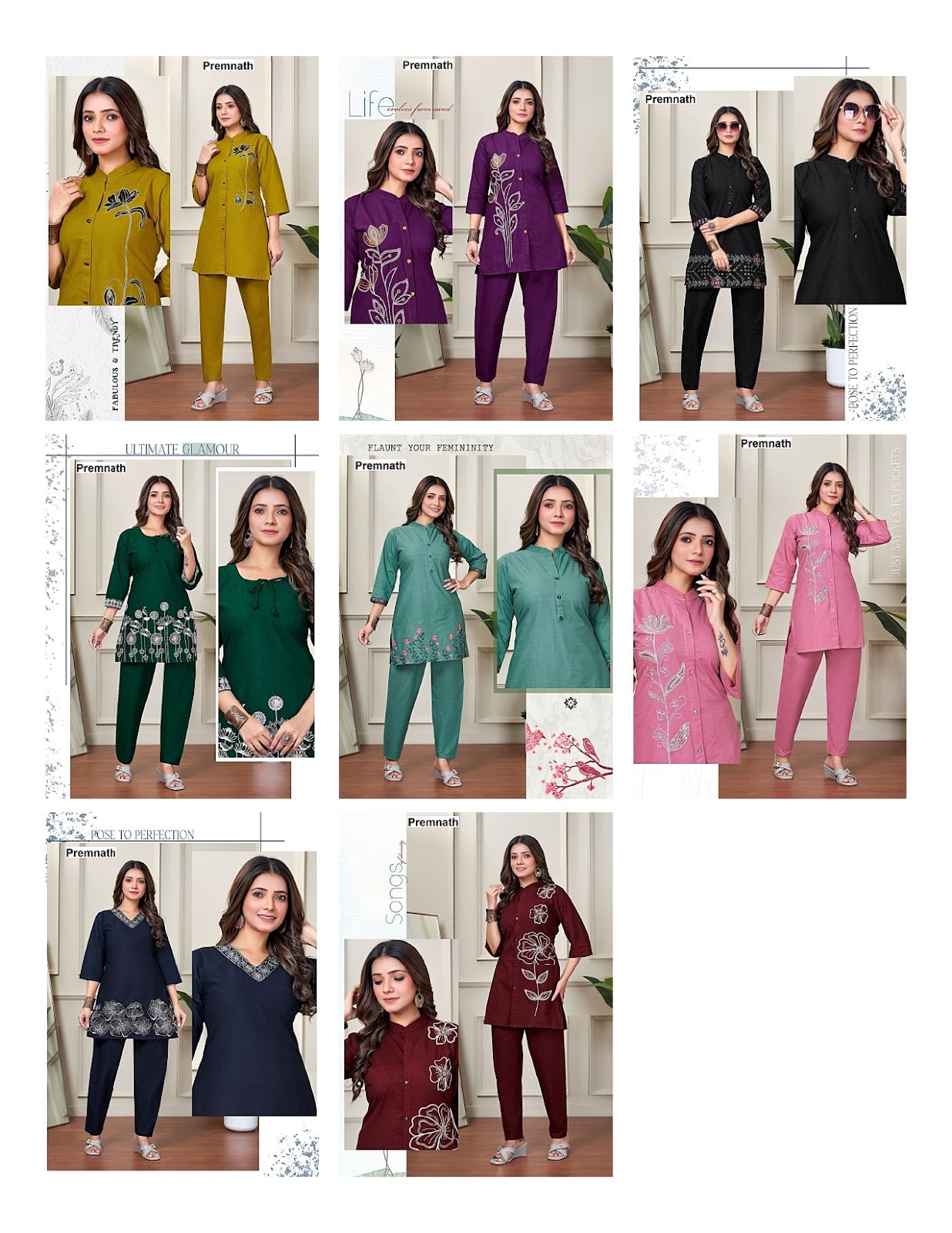 Pogo Dabu Premnath Cotton Co Ord Set Exporter Gujarat