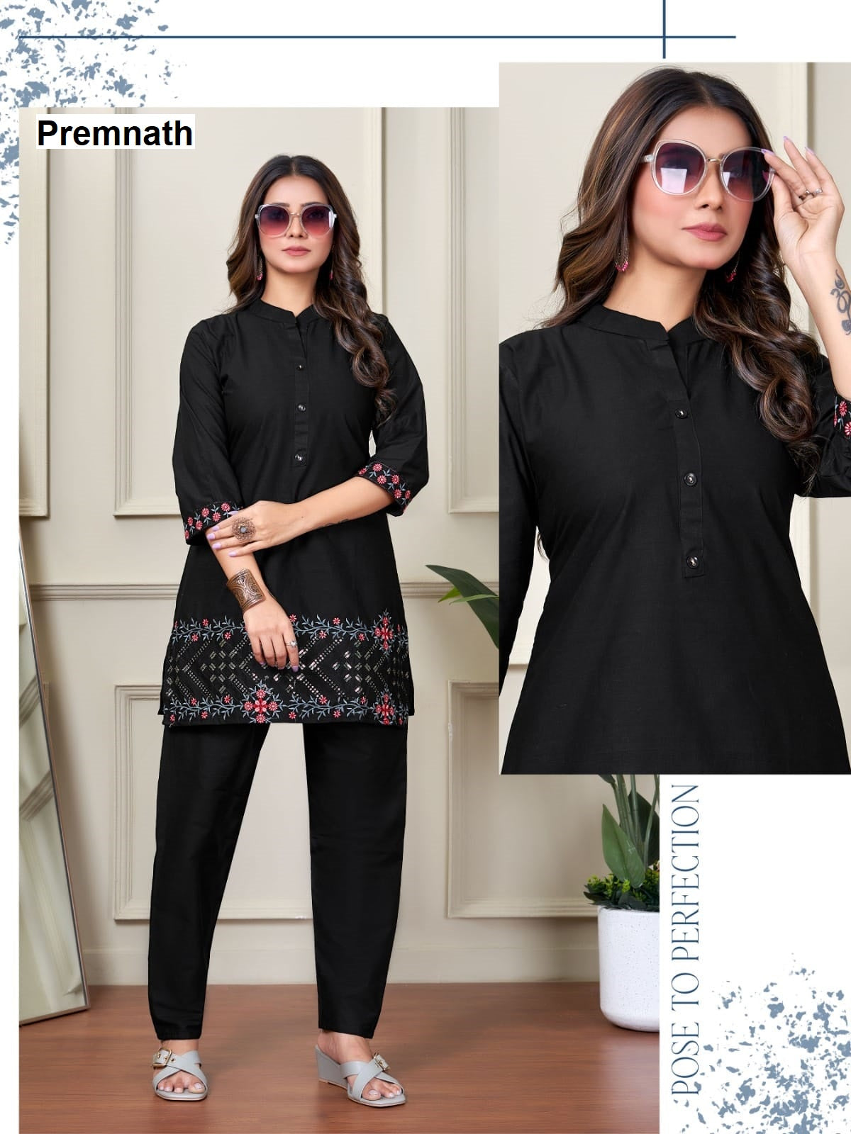 Pogo Dabu Premnath Cotton Co Ord Set Exporter Gujarat