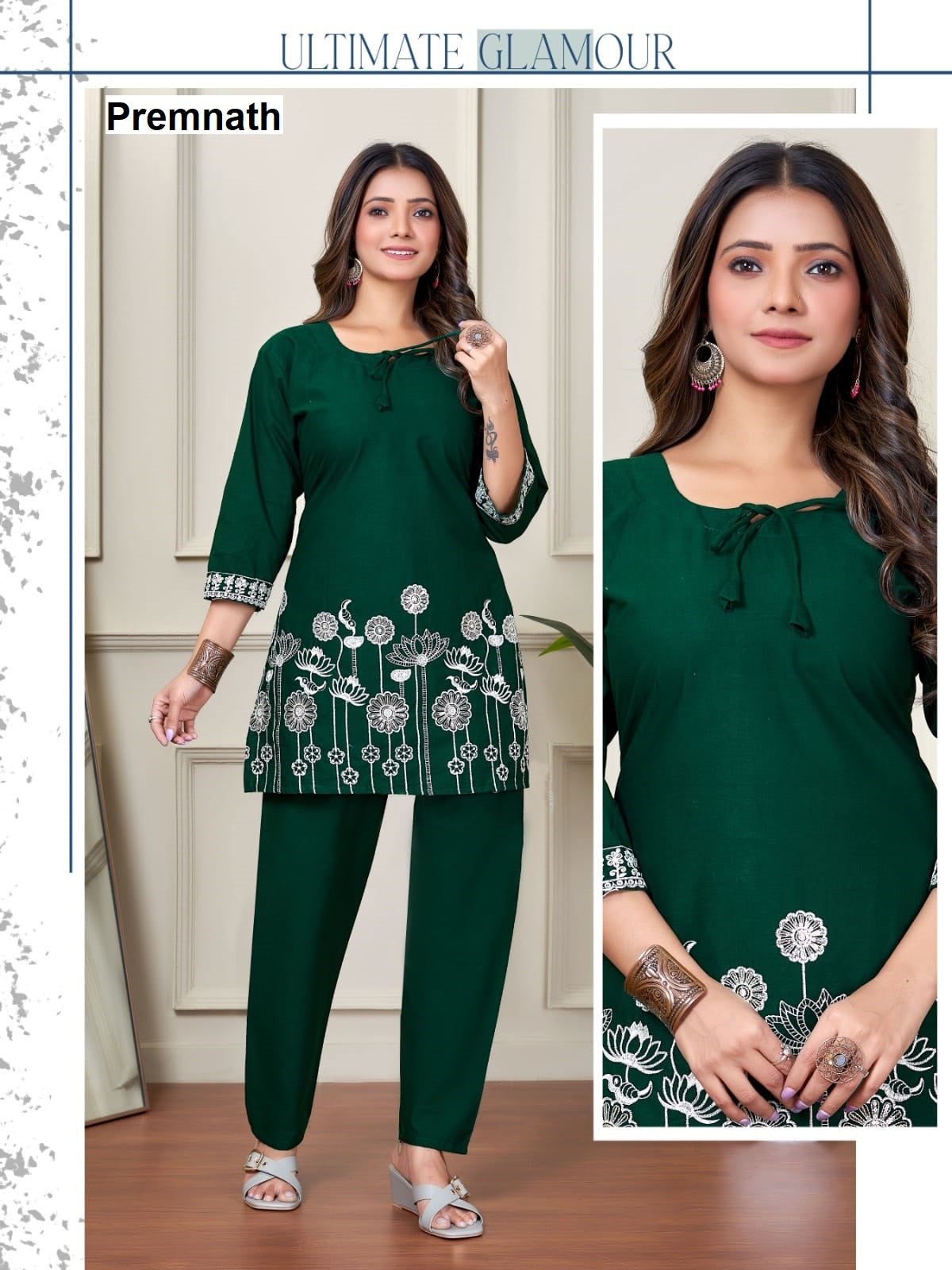 Pogo Dabu Premnath Cotton Co Ord Set Exporter Gujarat