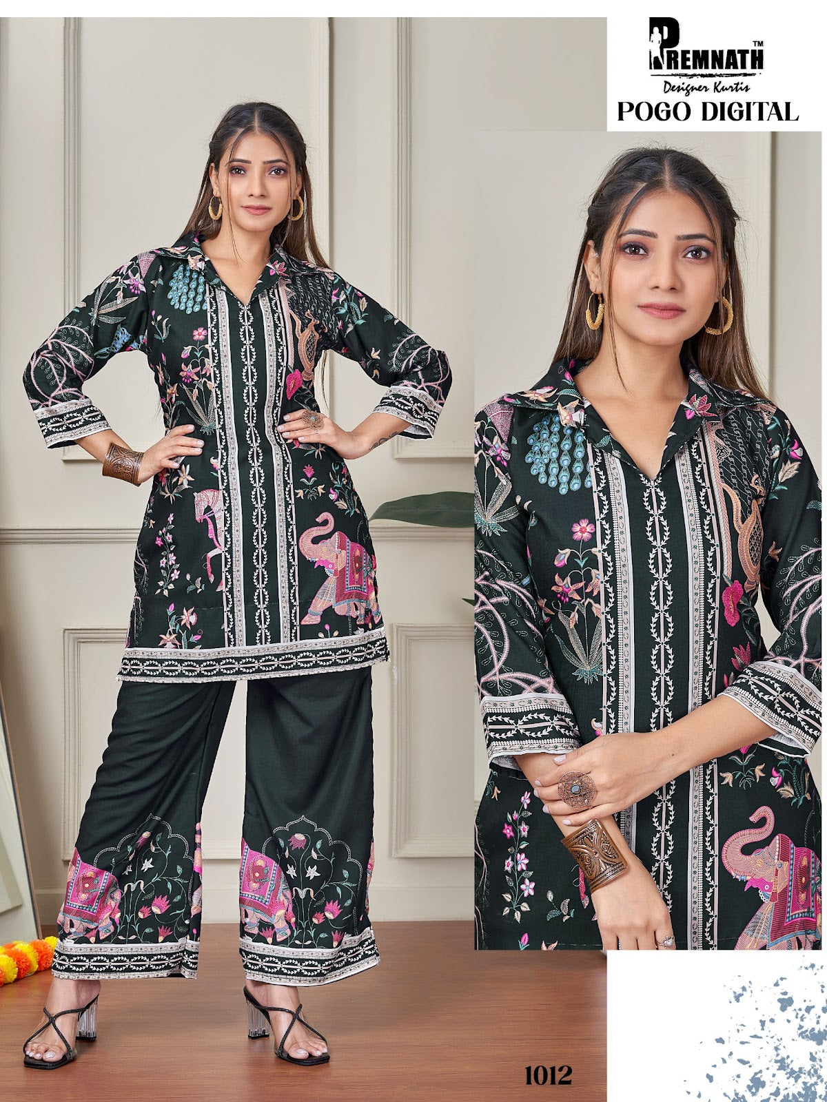 Pogo Digital Premnath Rayon Co Ord Set Wholesaler India