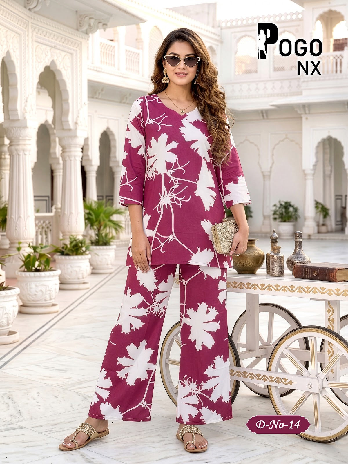 Pogo Nx Rayon Prmnt Co Ord Set Exporter