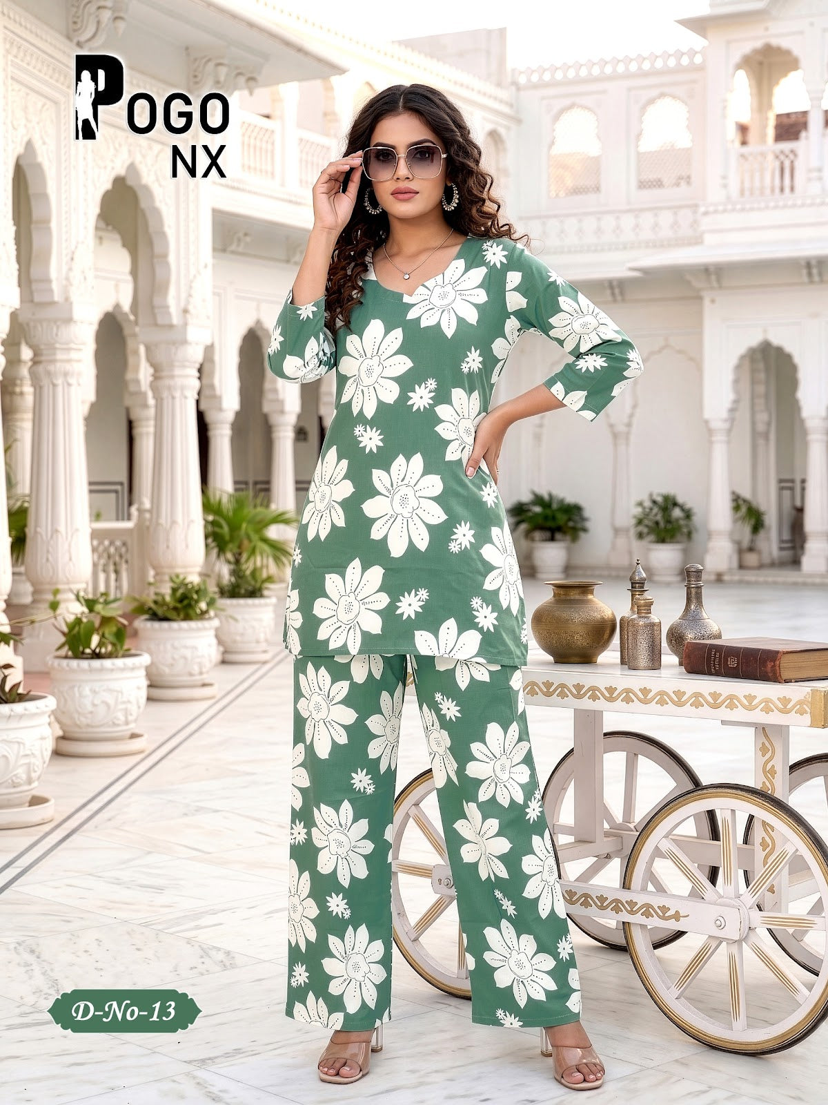 Pogo Nx Rayon Prmnt Co Ord Set Exporter