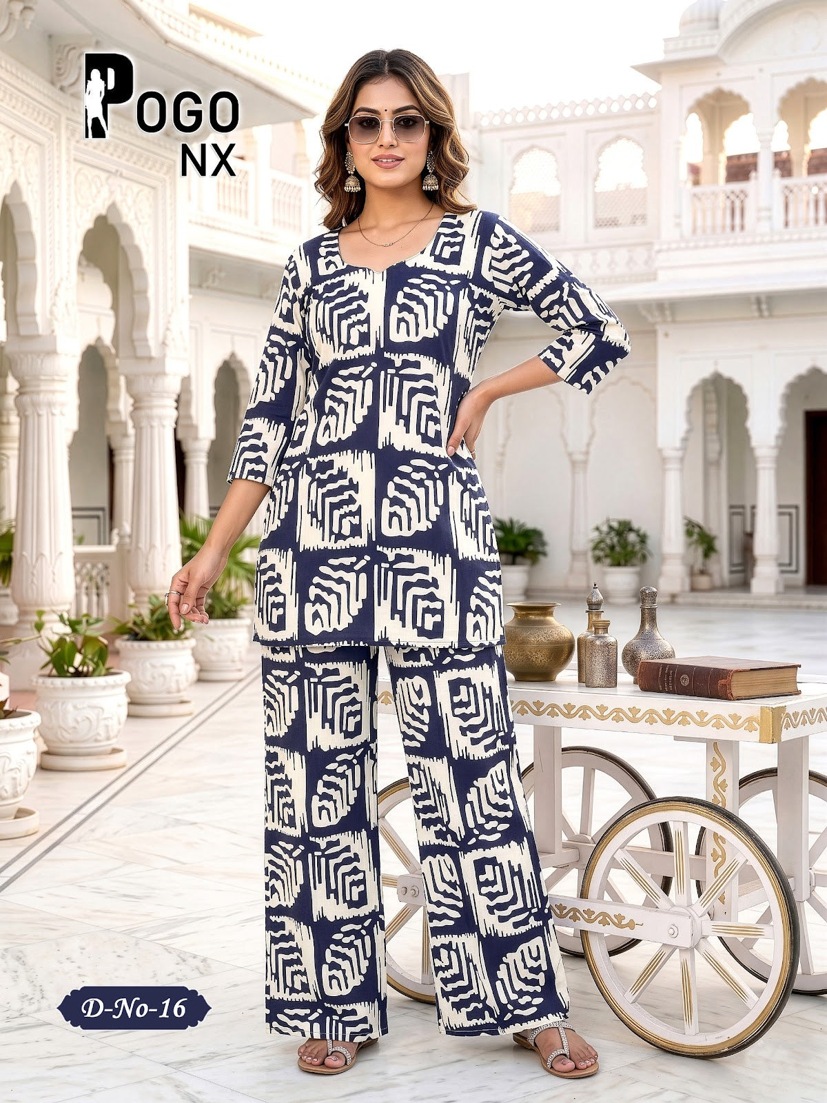 Pogo Nx Rayon Prmnt Co Ord Set Exporter
