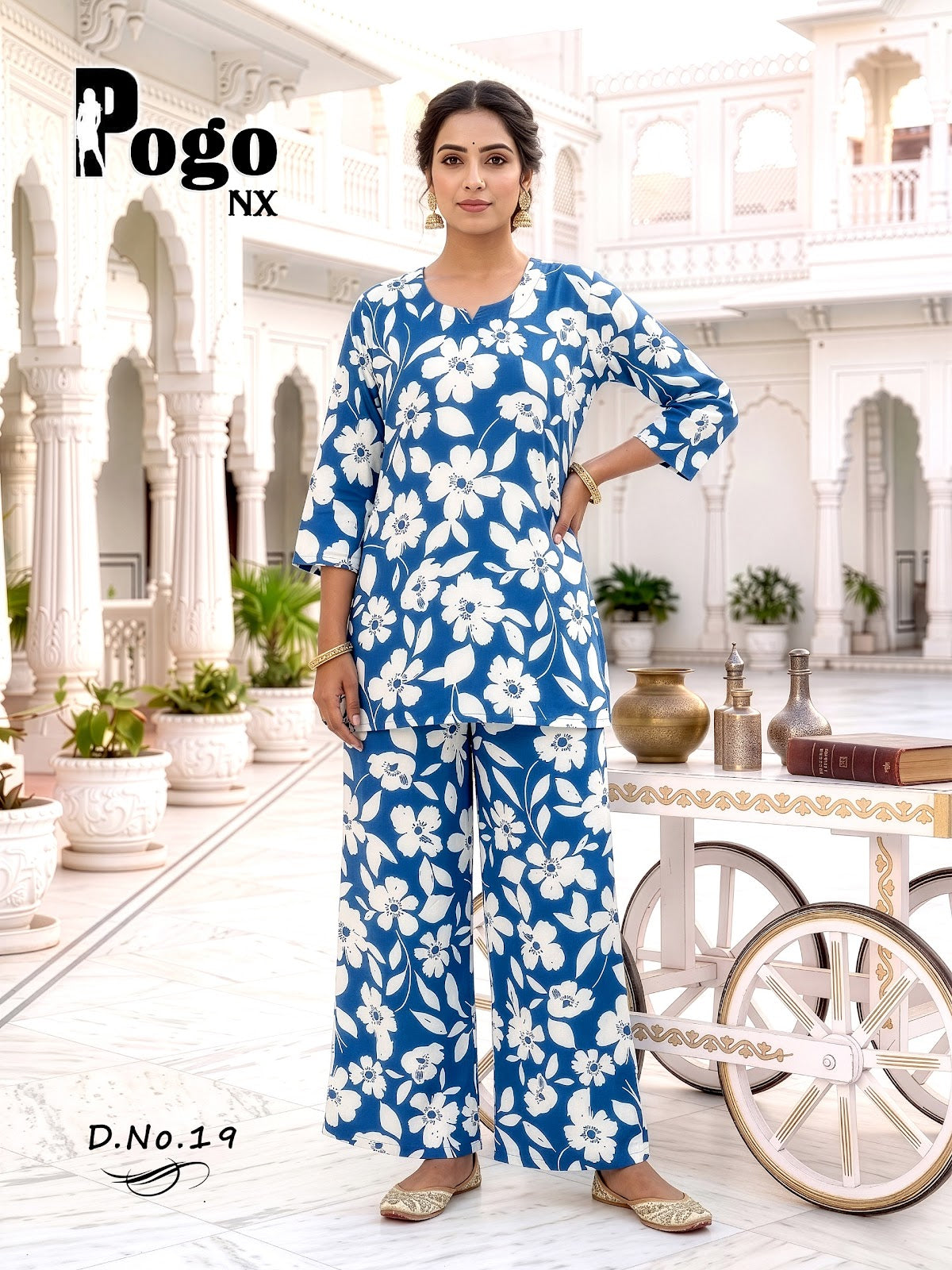 Pogo Nx Rayon Prmnt Co Ord Set Exporter