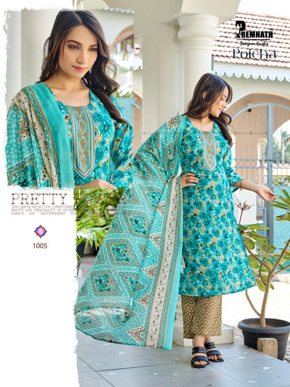 Poicha Premnath Readymade Cotton Pant Suits Manufacturer India