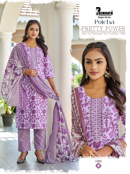 Poicha Premnath Readymade Cotton Pant Suits Manufacturer India