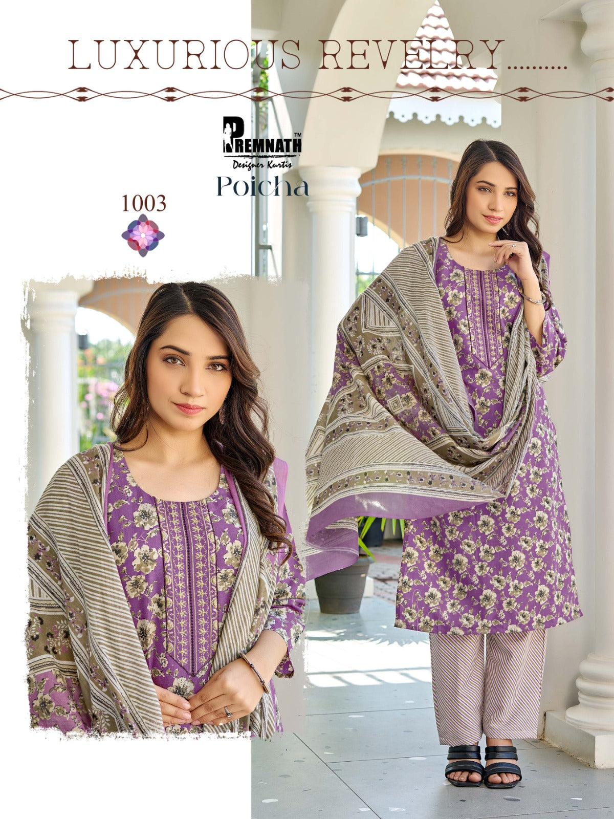 Poicha Premnath Readymade Cotton Pant Suits Manufacturer India