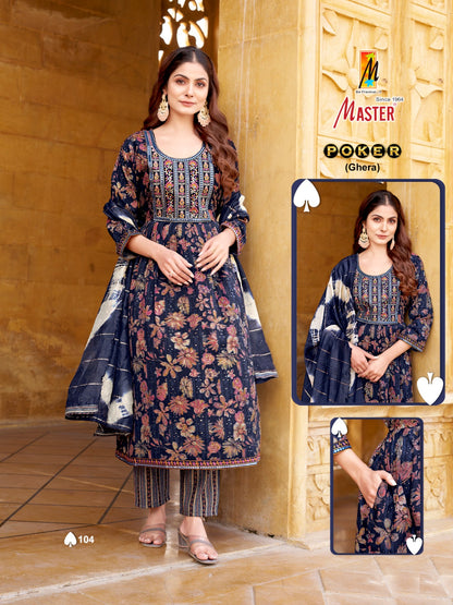 Poker Master Capsule Readymade Anarkali Suits Wholesaler India