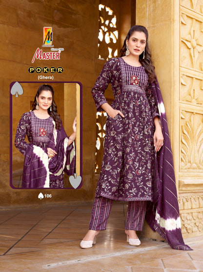 Poker Master Capsule Readymade Anarkali Suits Wholesaler India