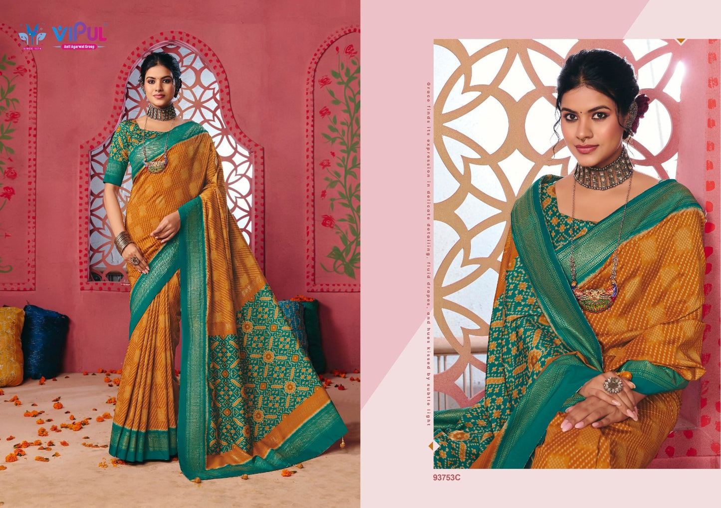 Polachi Silk Vol 3 Vipul Dola Silk Sarees Exporter Ahmedabad