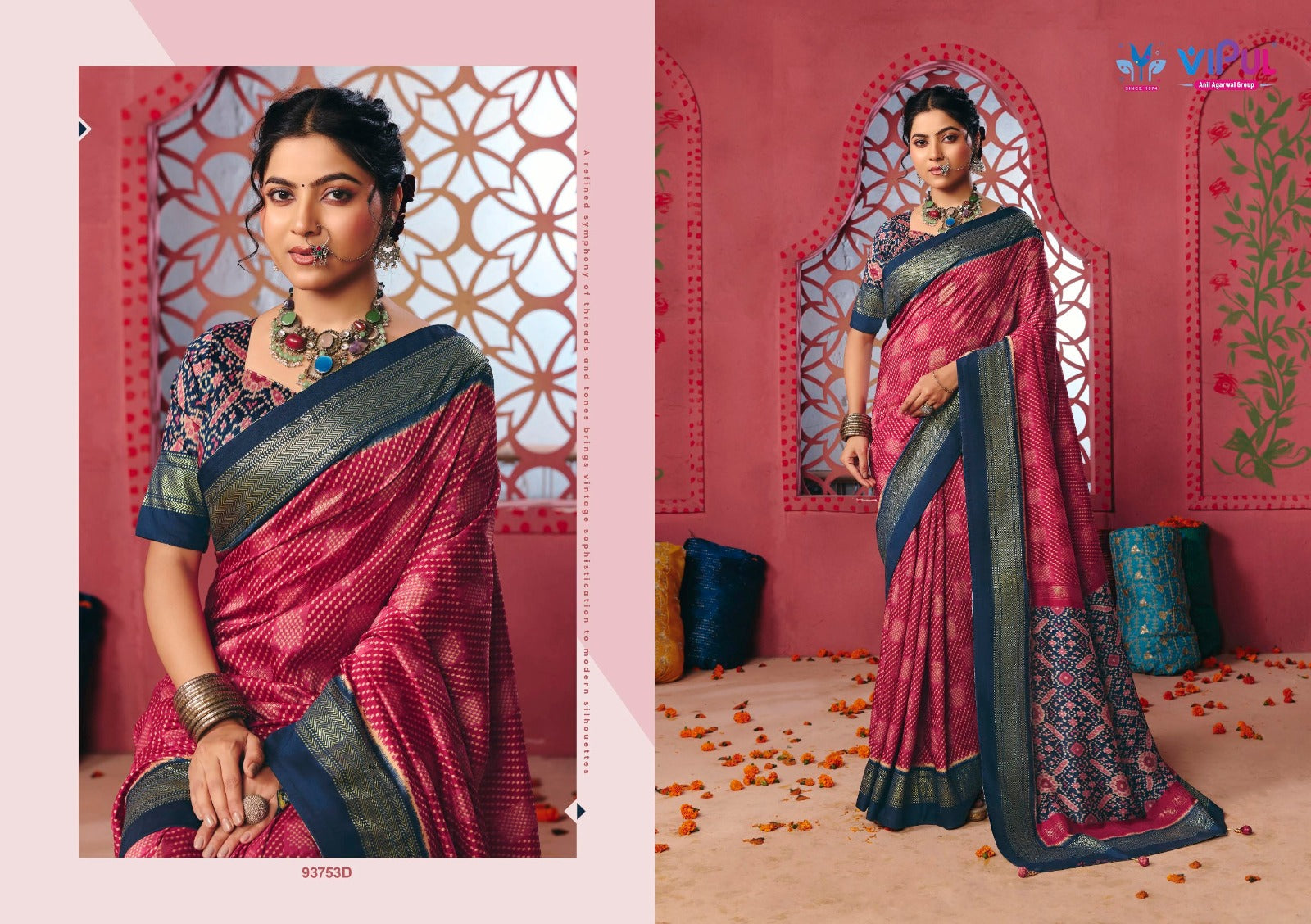 Polachi Silk Vol 3 Vipul Dola Silk Sarees Exporter Ahmedabad