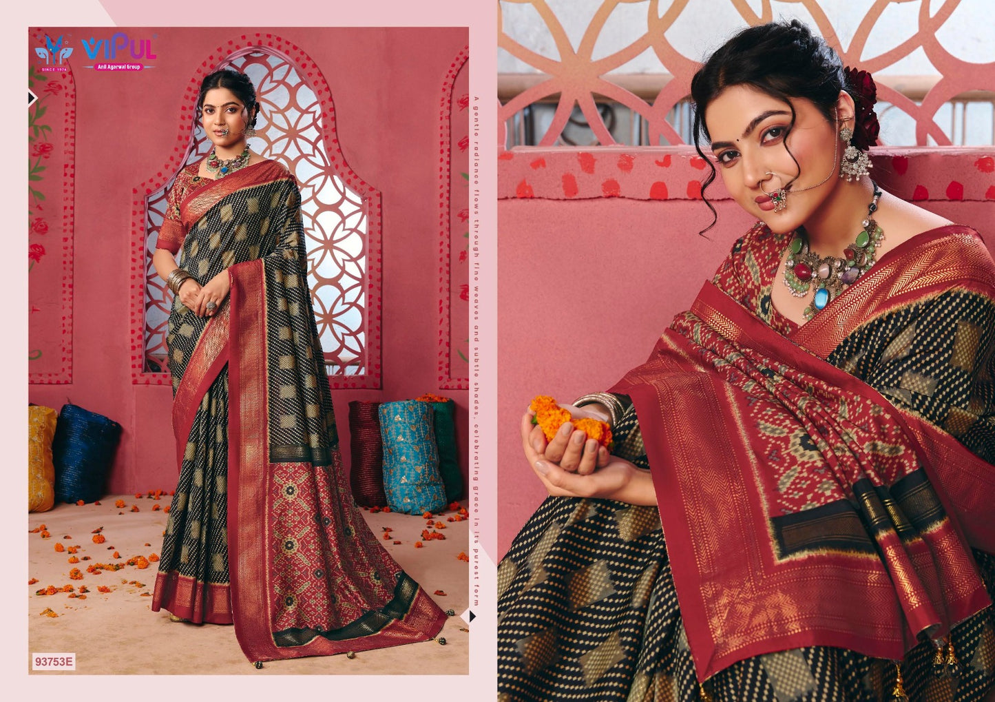 Polachi Silk Vol 3 Vipul Dola Silk Sarees Exporter Ahmedabad