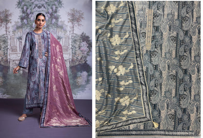 Polki Naariti Velvet Suits Supplier Gujarat