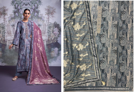 Polki Naariti Velvet Suits Supplier Gujarat
