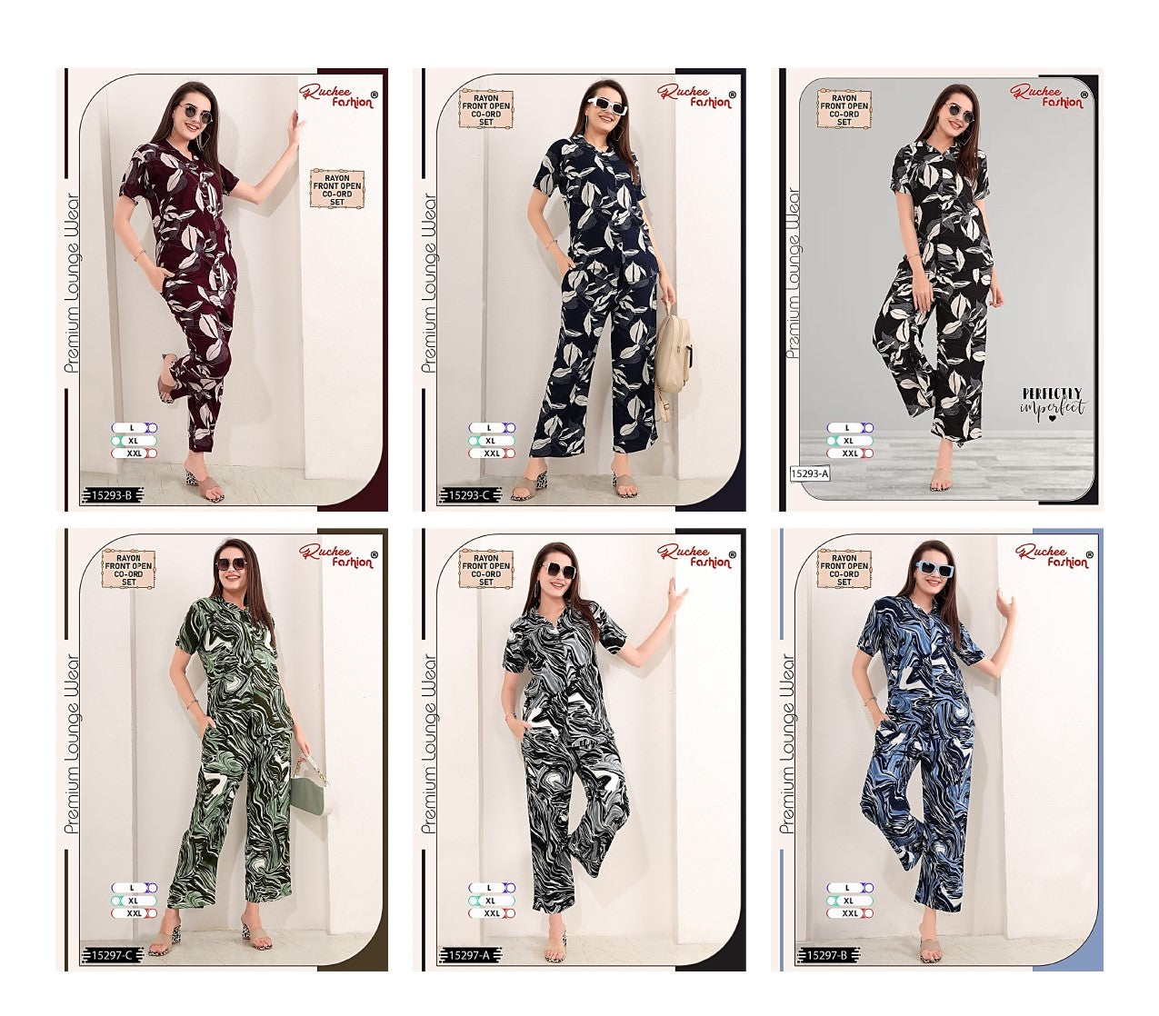 Polo Collars 1007 Ruchee Fashion Rayon Co Ord Set Wholesaler India