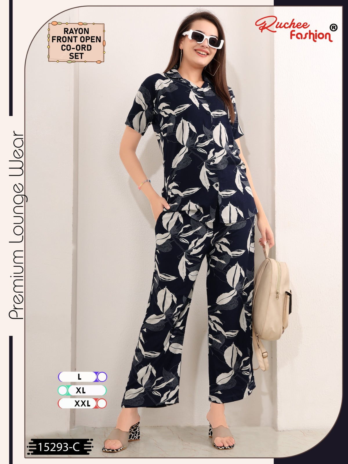 Polo Collars 1007 Ruchee Fashion Rayon Co Ord Set Wholesaler India