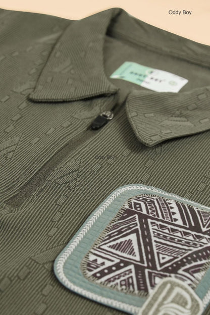 Polo Obj 192 Oddy Boy Jacquard Boys Tshirt Supplier India