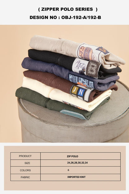 Polo Obj 192 Oddy Boy Jacquard Boys Tshirt Supplier India