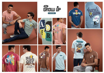 Polo R 966 Growup Knit Mens Tshirts Supplier Gujarat