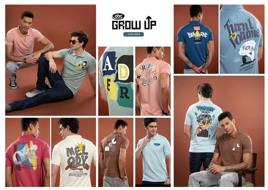 Polo R 966 Growup Knit Mens Tshirts Supplier Gujarat