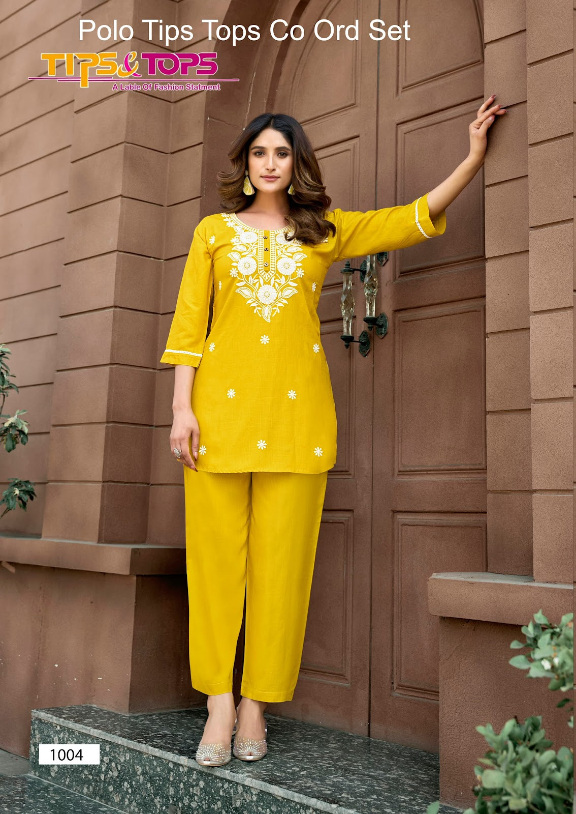 Polo Tips Tops Rayon 18Kg Co Ord Set Wholesale Price