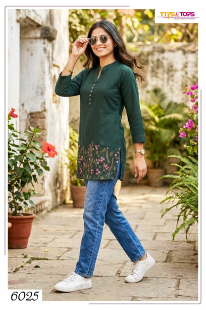 Polo Tips Tops Rayon 18Kg Short Kurtis Wholesale Price