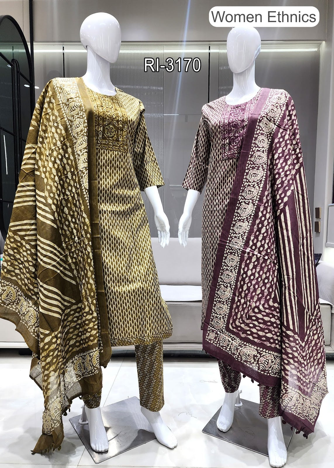 Pom Pom Dupatta 1007 Women Ethnics Readymade Cotton Pant Suits Manufacturer