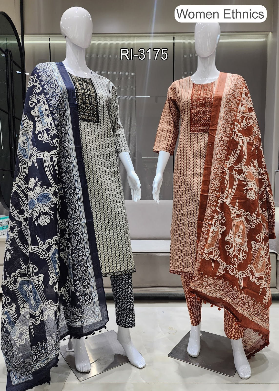 Pom Pom Dupatta 1007 Women Ethnics Readymade Cotton Pant Suits Manufacturer