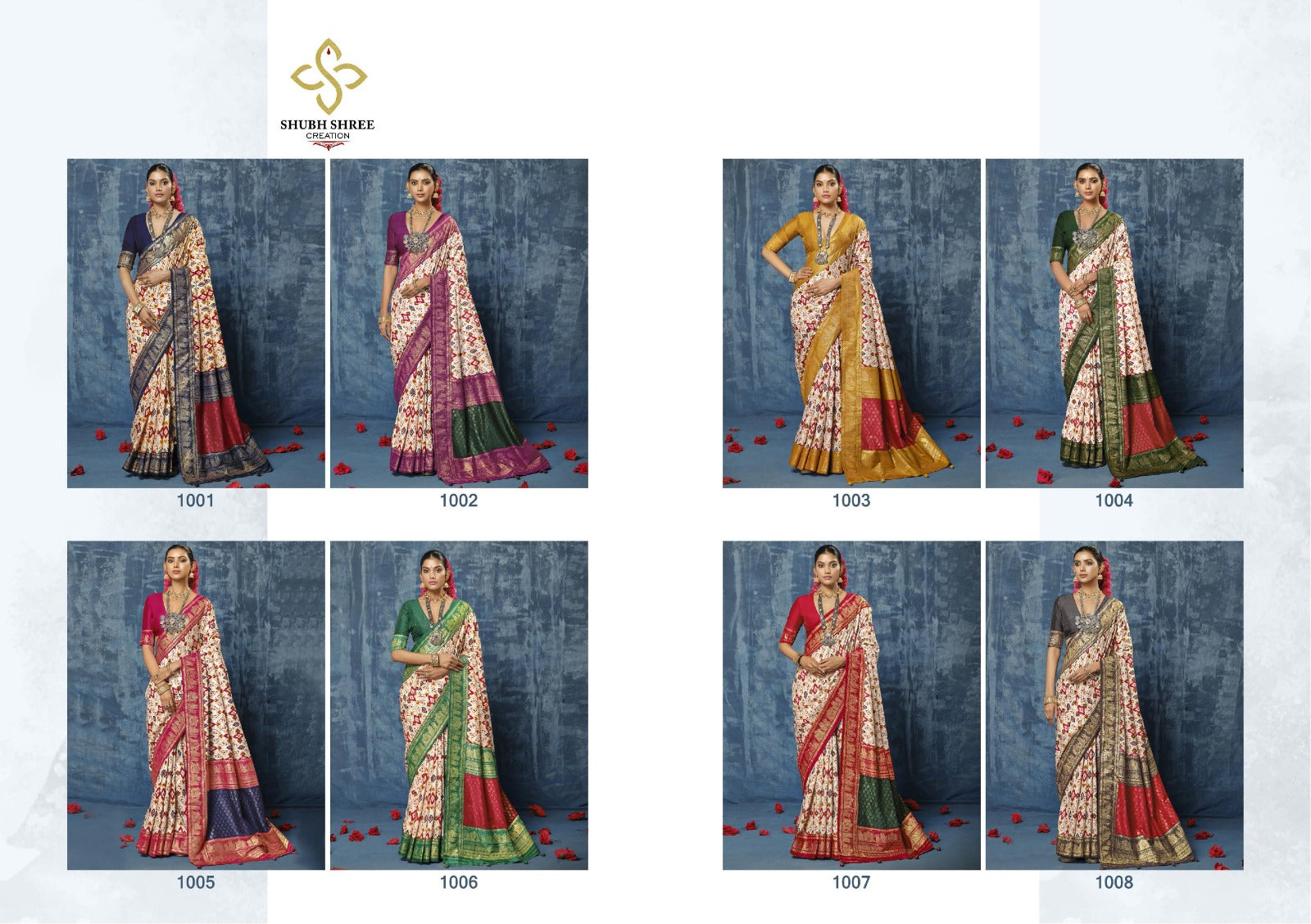 Pongal Silk Shubh Shree Velvet Sarees Manufacturer Gujarat