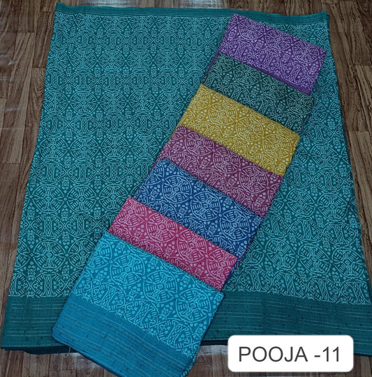 Pooja 11 Kalpveli Dolla Silk Sarees Manufacturer Gujarat