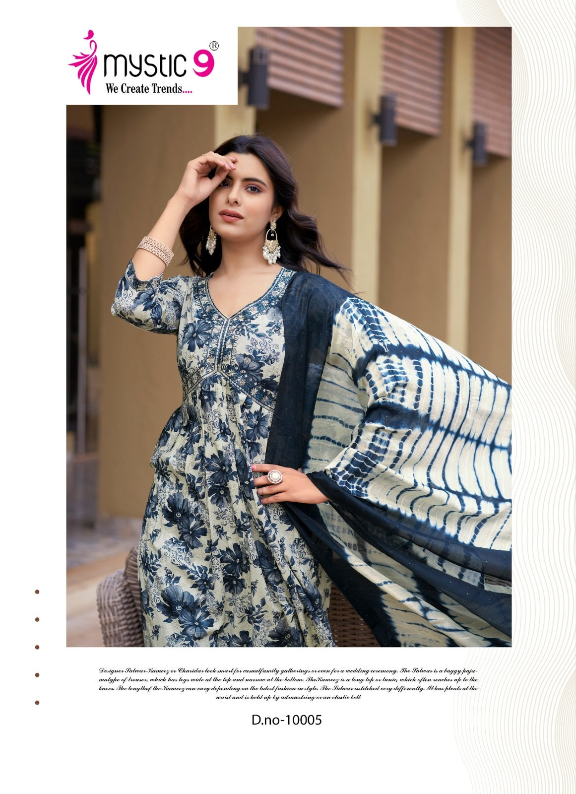 Pooja Vol 10 Mystic 9 Rayon Foil Readymade Pant Style Suits Wholesaler Ahmedabad