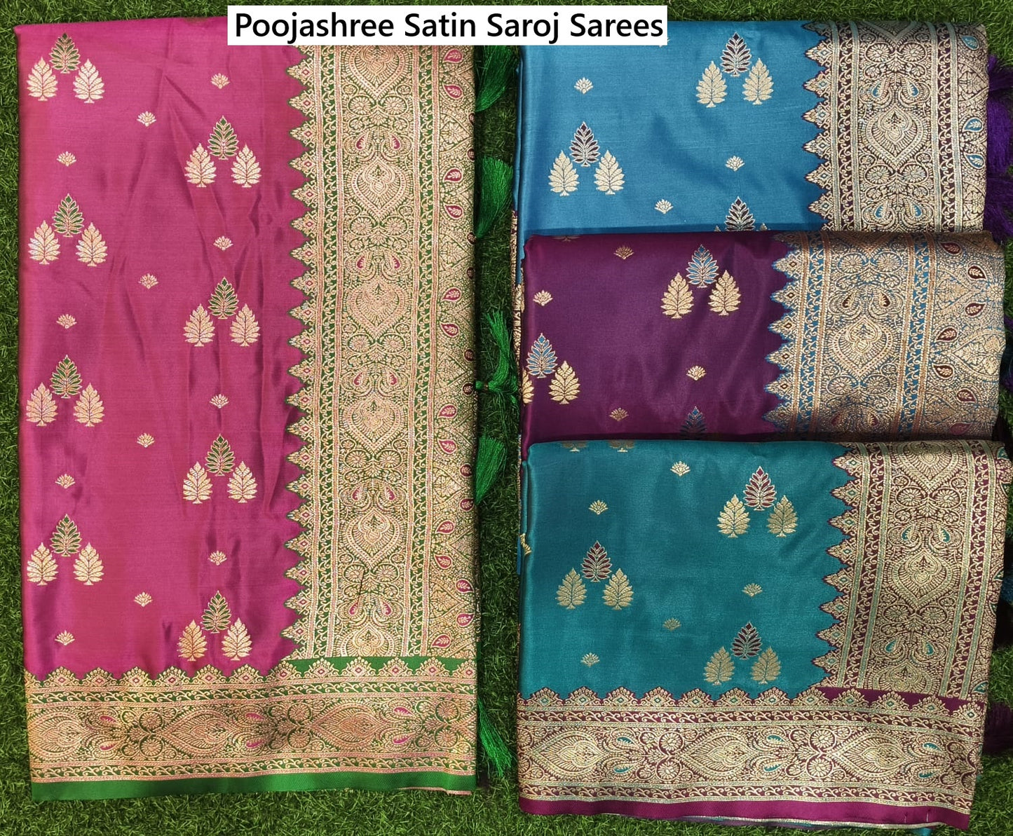 Poojashree Satin Saroj Sarees Wholesale Price