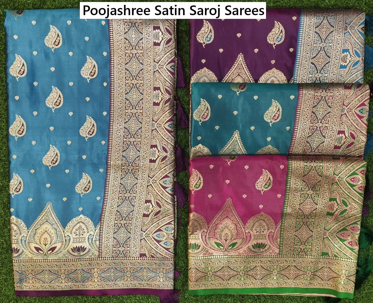 Poojashree Satin Saroj Sarees Wholesale Price