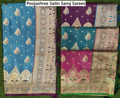 Poojashree Satin Saroj Sarees Wholesale Price