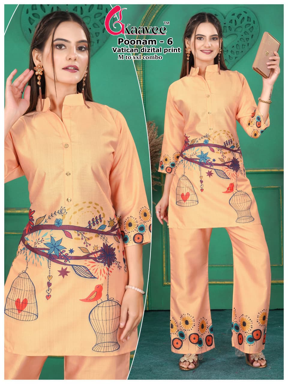 Poonam Kaavee Vatican Co Ord Set Wholesaler Ahmedabad