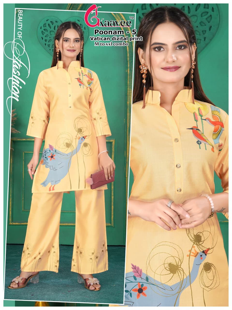 Poonam Kaavee Vatican Co Ord Set Wholesaler Ahmedabad