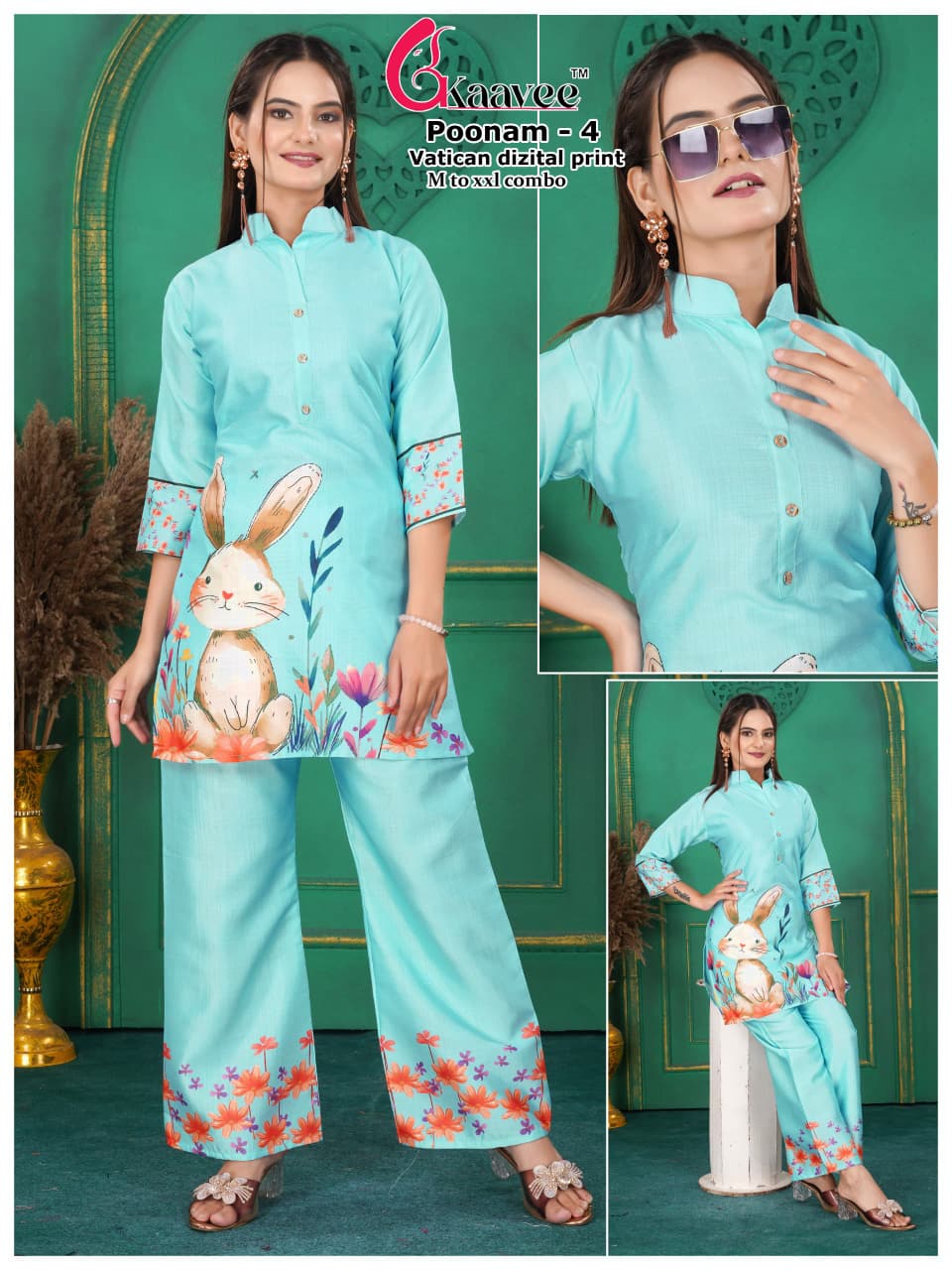 Poonam Kaavee Vatican Co Ord Set Wholesaler Ahmedabad