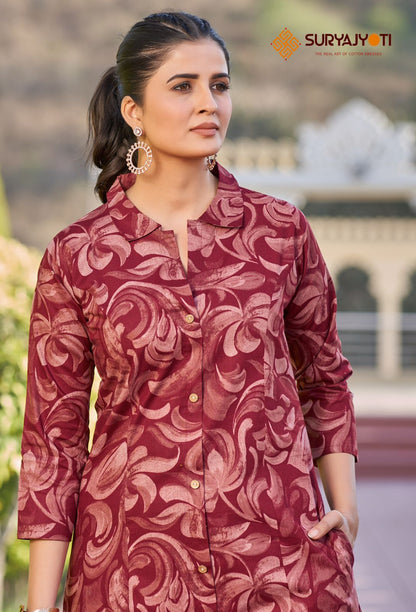 Poornima Vol 1 Suryajyoti Cotton Co Ord Set Manufacturer India