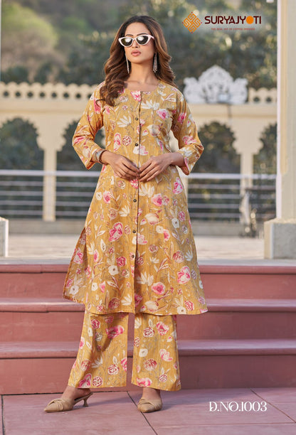 Poornima Vol 1 Suryajyoti Cotton Co Ord Set Manufacturer India