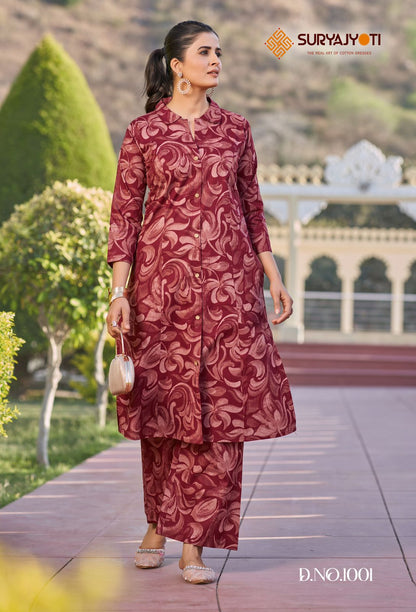 Poornima Vol 1 Suryajyoti Cotton Co Ord Set Manufacturer India