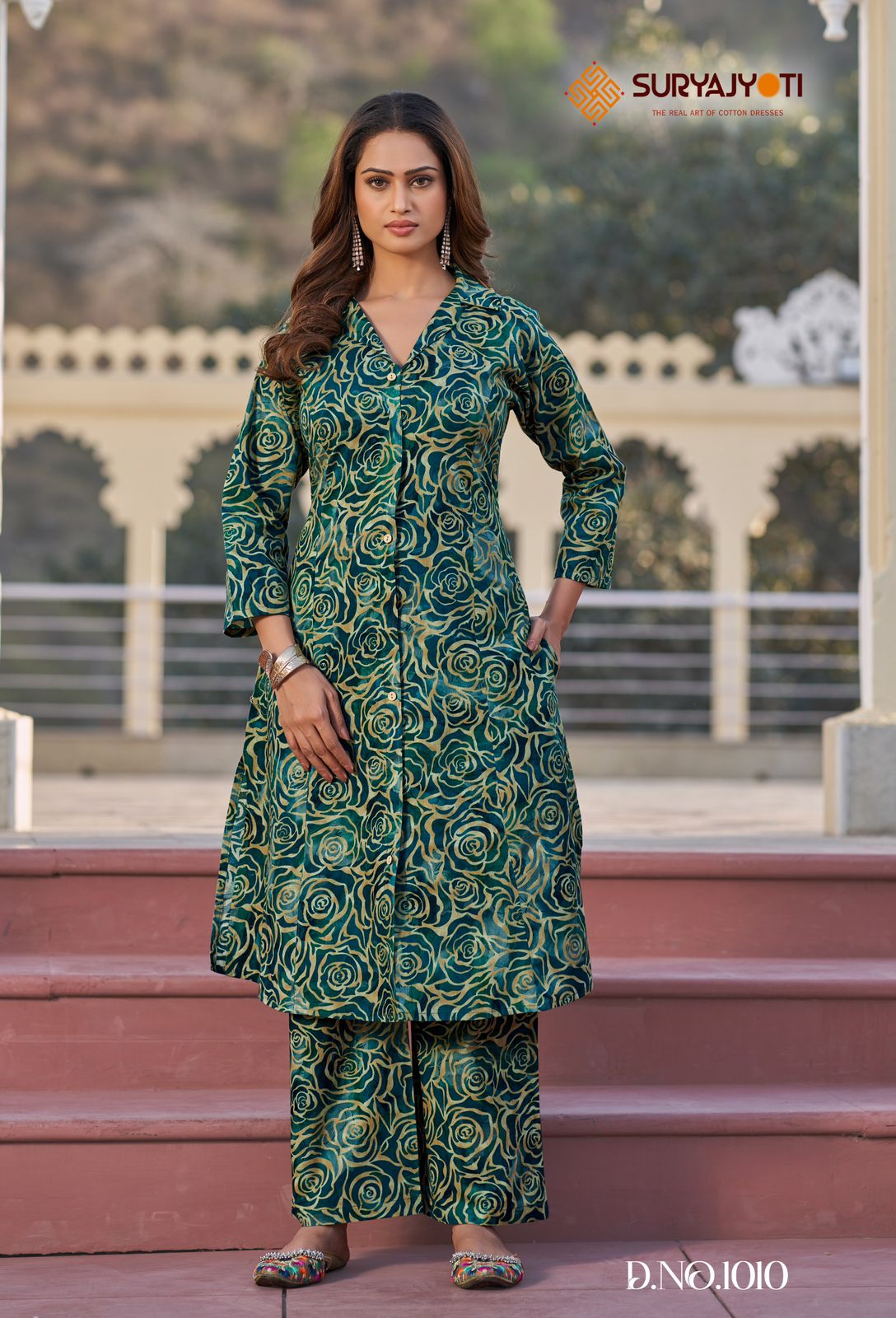 Poornima Vol 1 Suryajyoti Cotton Co Ord Set Manufacturer India