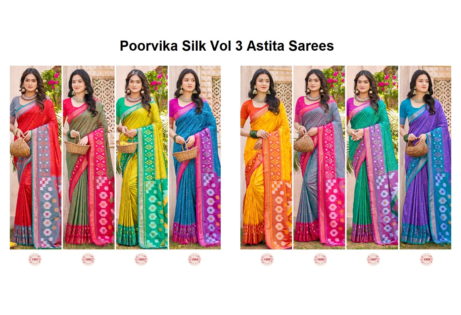 Poorvika Silk Vol 3 Astita Sarees Exporter India