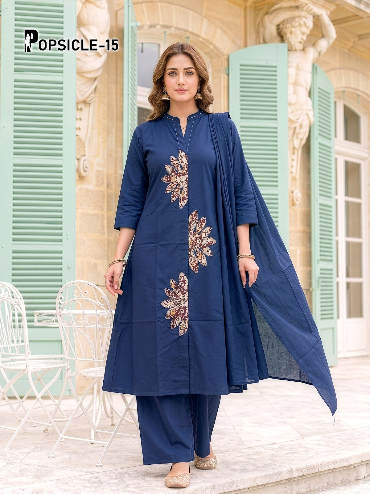 Popsicle Vol 6 Prmnt Dhabu Readymade Cotton Pant Suits Supplier Gujarat