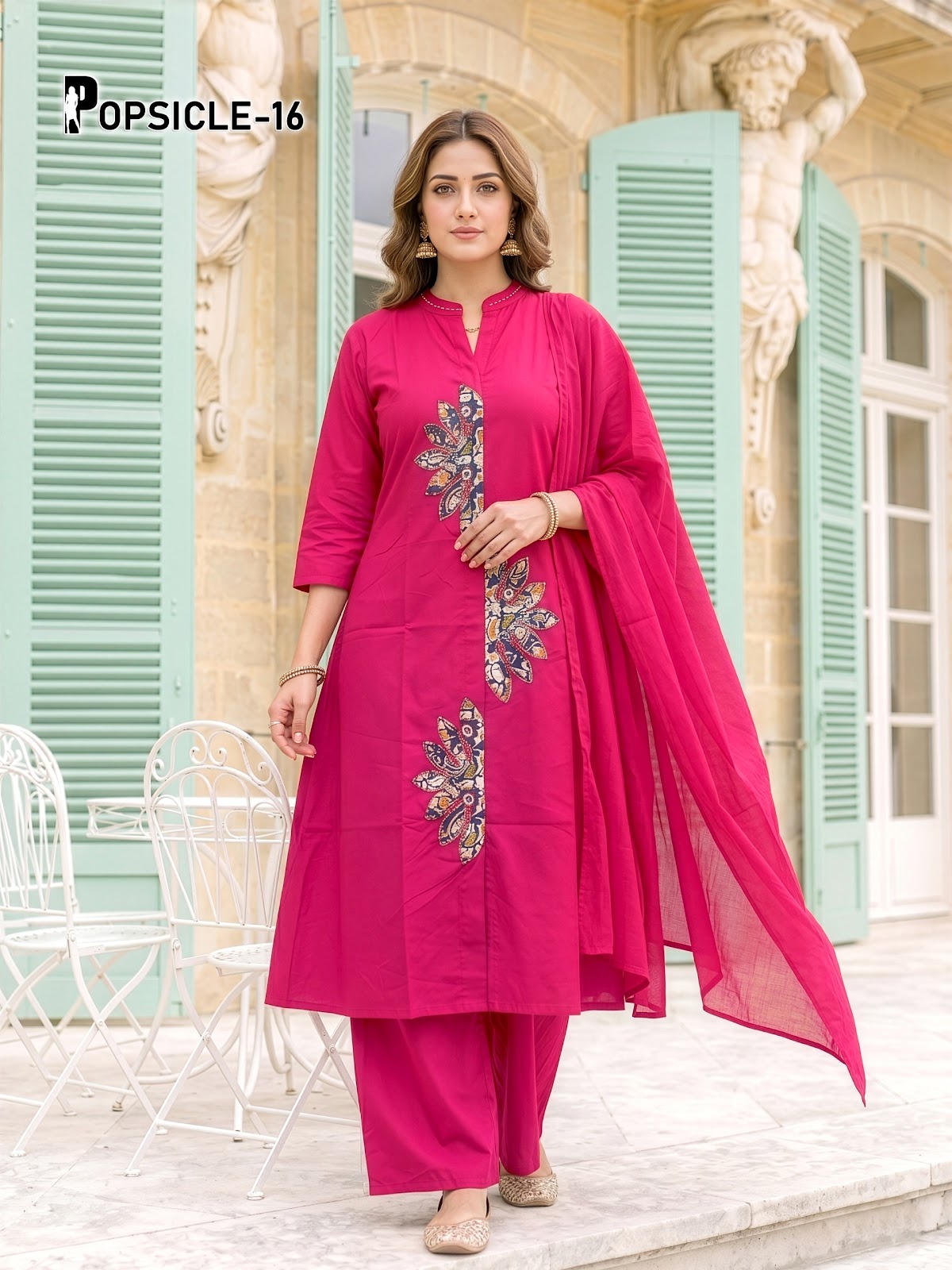 Popsicle Vol 6 Prmnt Dhabu Readymade Cotton Pant Suits Supplier Gujarat