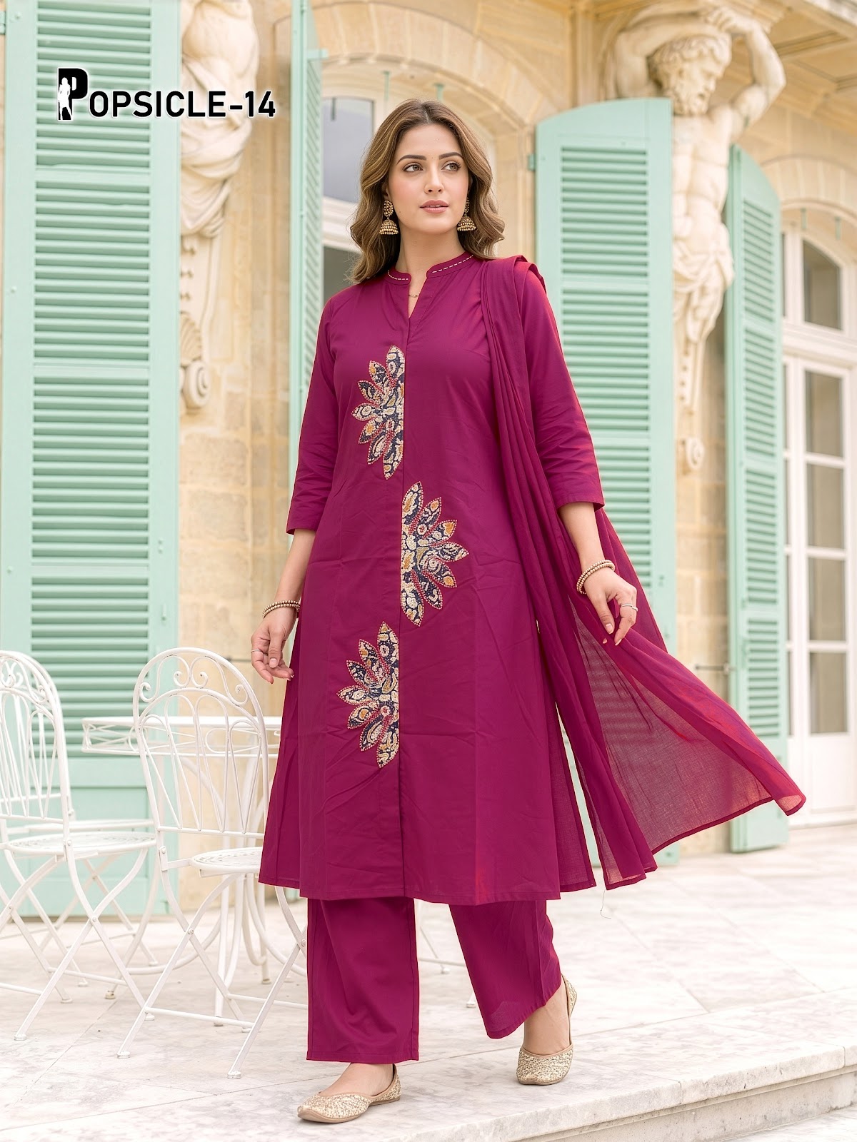 Popsicle Vol 6 Prmnt Dhabu Readymade Cotton Pant Suits Supplier Gujarat
