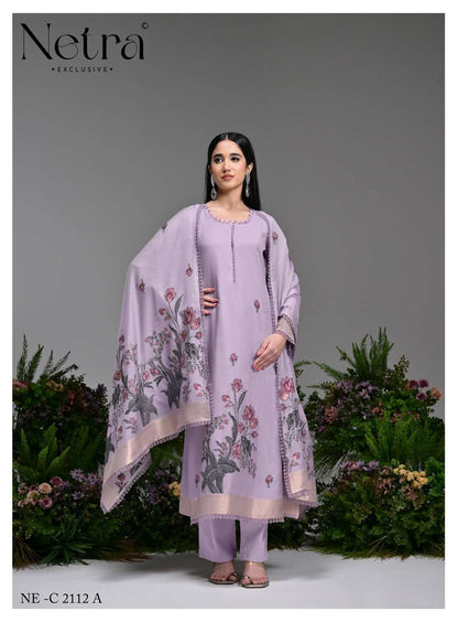 Poshak Netra Bemberg Pant Style Suits Exporter