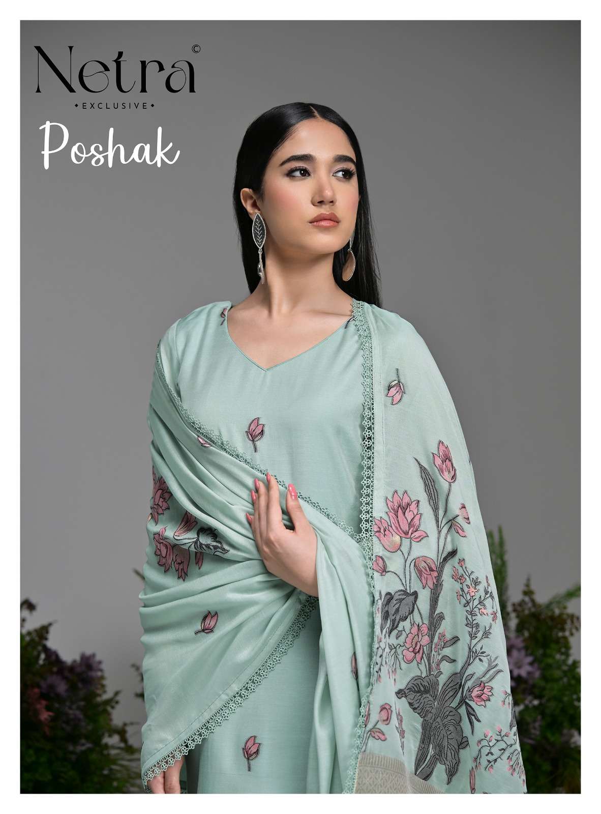 Poshak Netra Bemberg Pant Style Suits Exporter