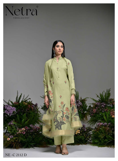 Poshak Netra Bemberg Pant Style Suits Exporter
